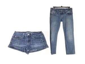 American Eagle Jean And Short Lot Size 6